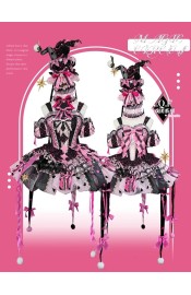Mie Ye Magic Circus Black Pink Sweetie JSK and Sets(Reservation/Full Payment Without Shipping)